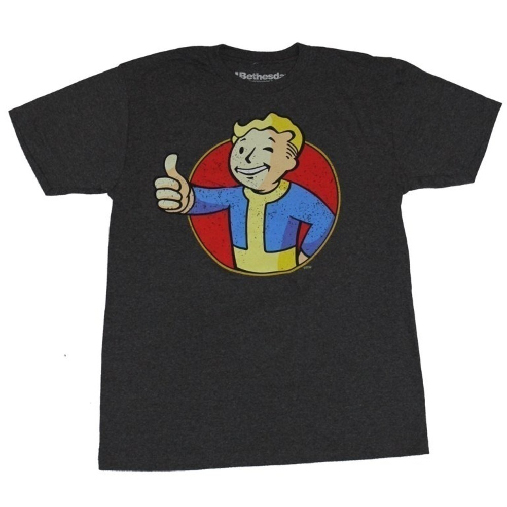 Fallout T-Shirt- Classic Vault Pip Boy Thumbs Up Unisex